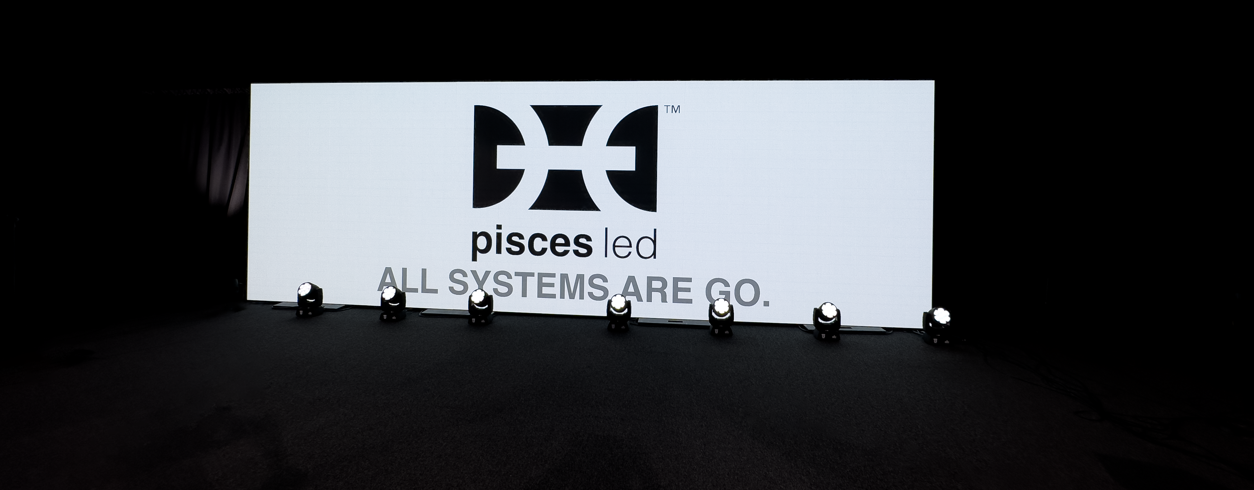 Pisces LED installation photo